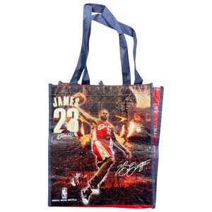 Lebron James #23 Cleveland Cavaliers Green Forever Unisex NBA Reusable Tote Bag